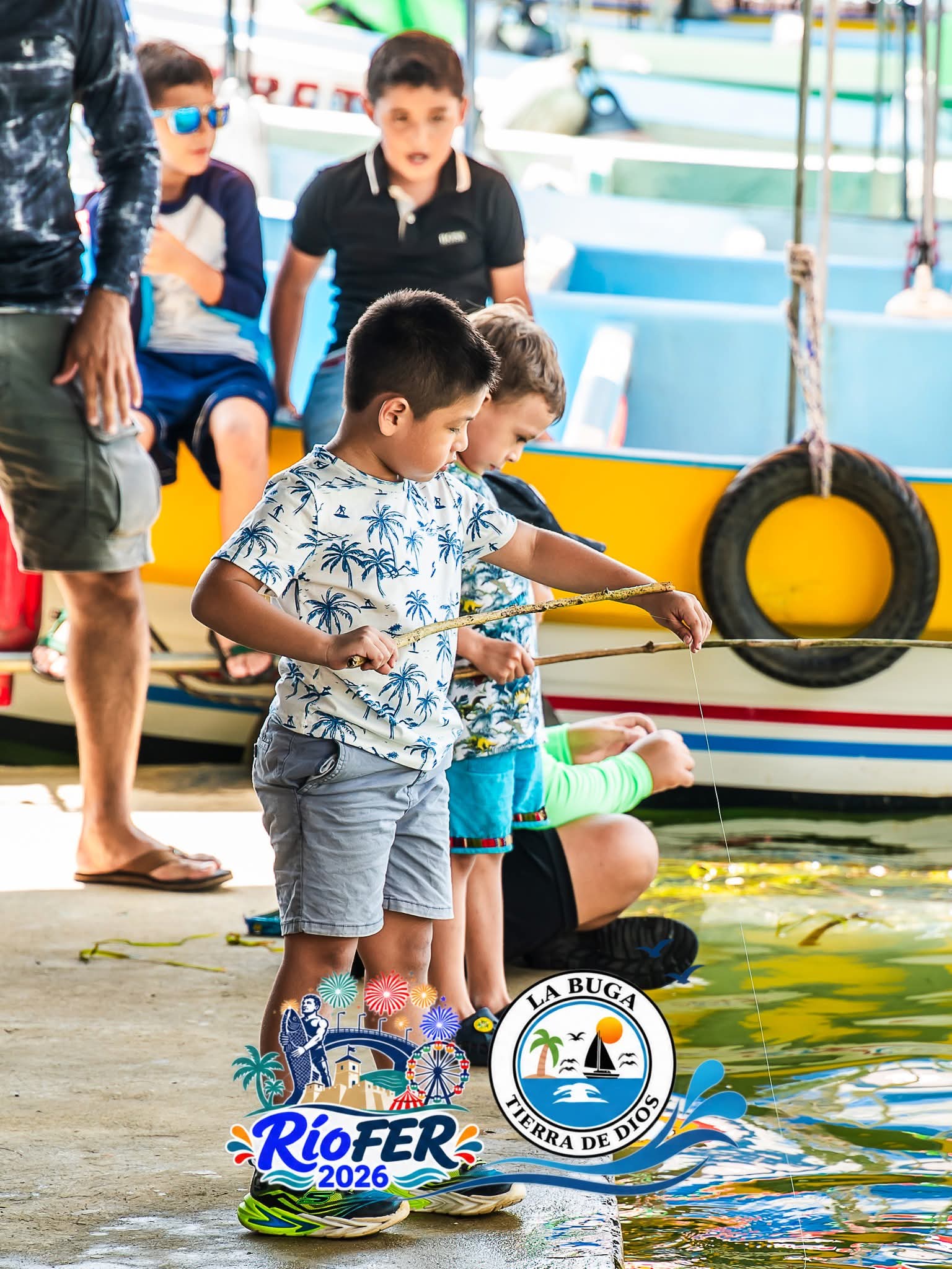 Concurso de pesca infantil