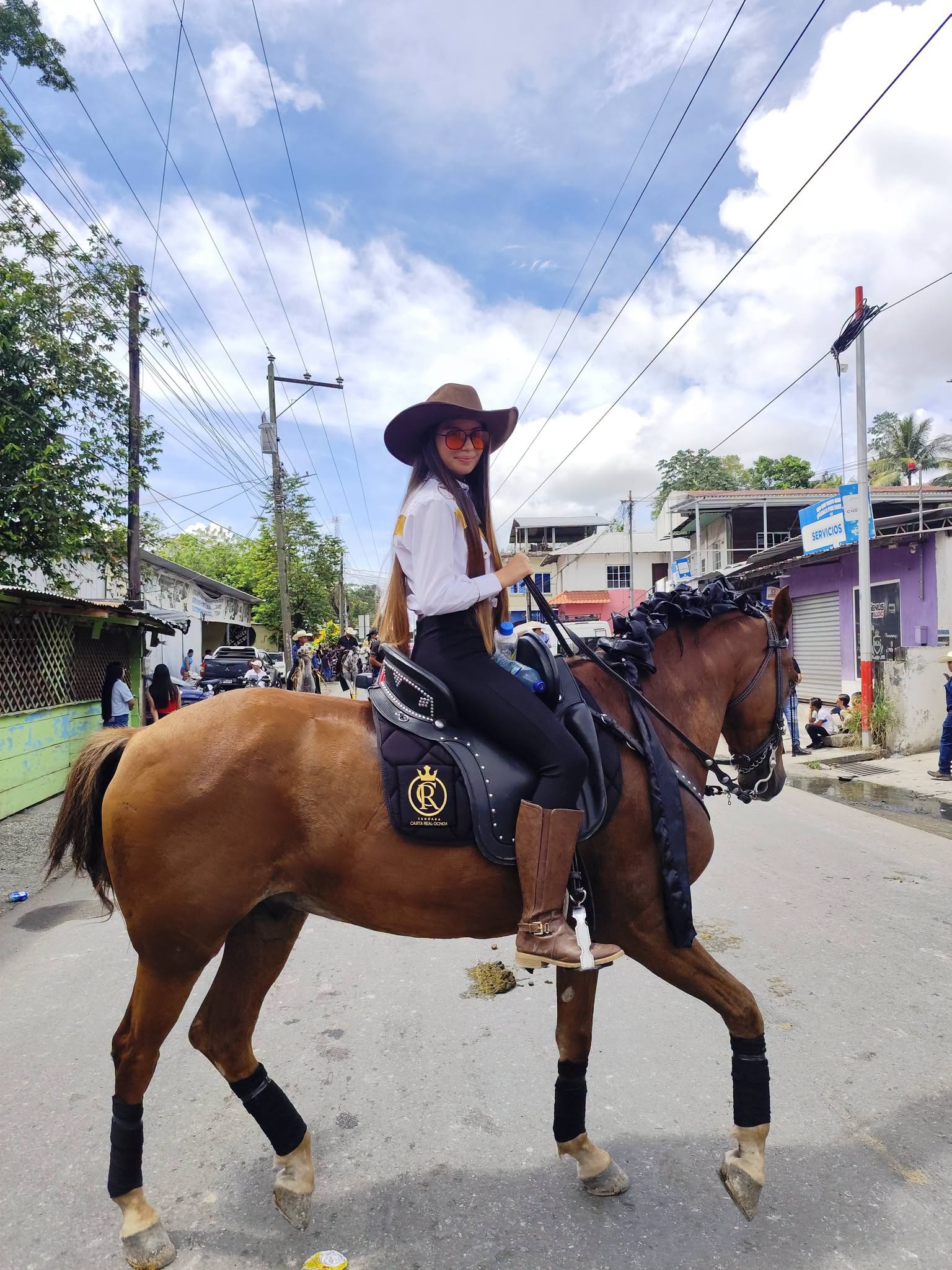 La belleza en el desfile hípico