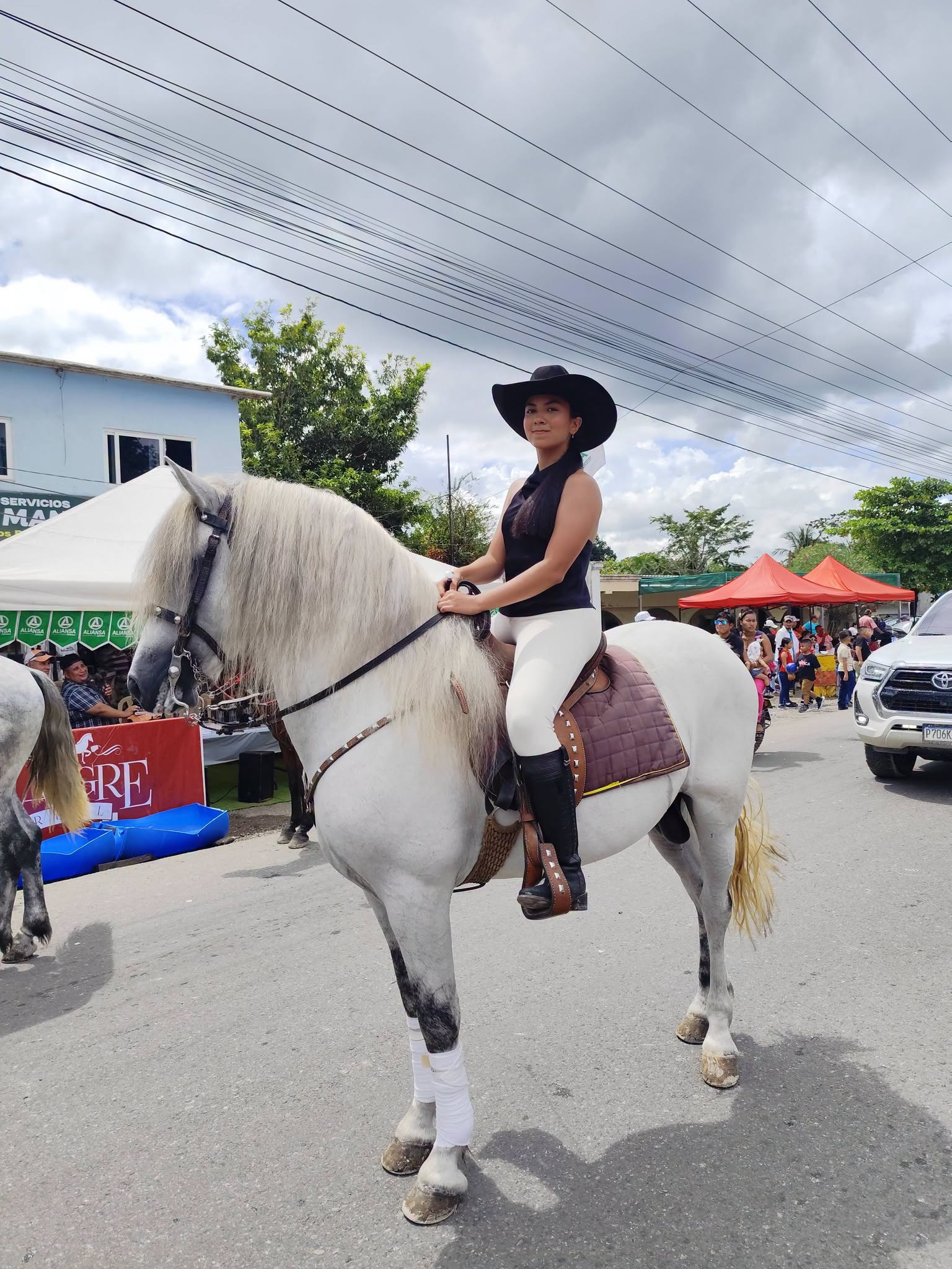 La belleza en el desfile hípico